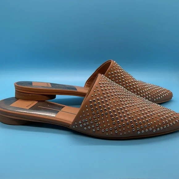 Dolce Vita tan leather mules Sz 8 - Picture 2 of 9